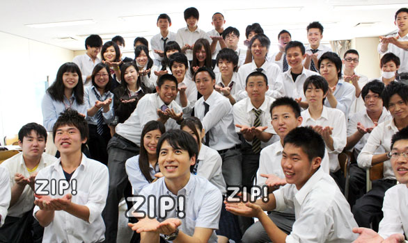 立志舎高校の生徒が日本テレビZIP!に出演しました