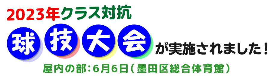 2023年クラス対抗球技大会が実施されました