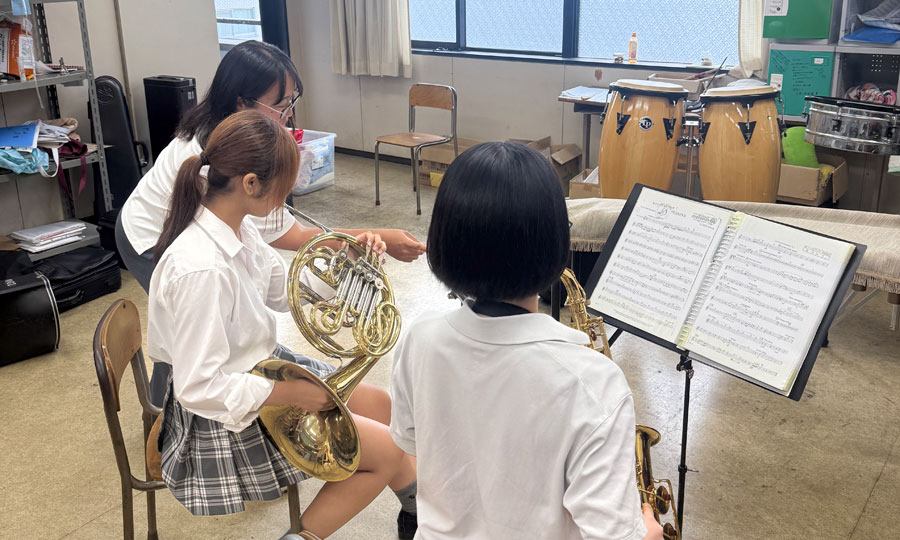 吹奏楽部練習