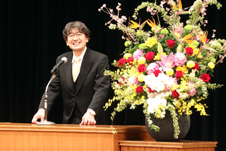 伯耆原校長からの式辞