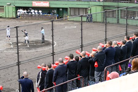 春季高校野球本大会一回戦応援