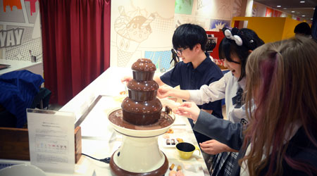 チョコフォンデュ